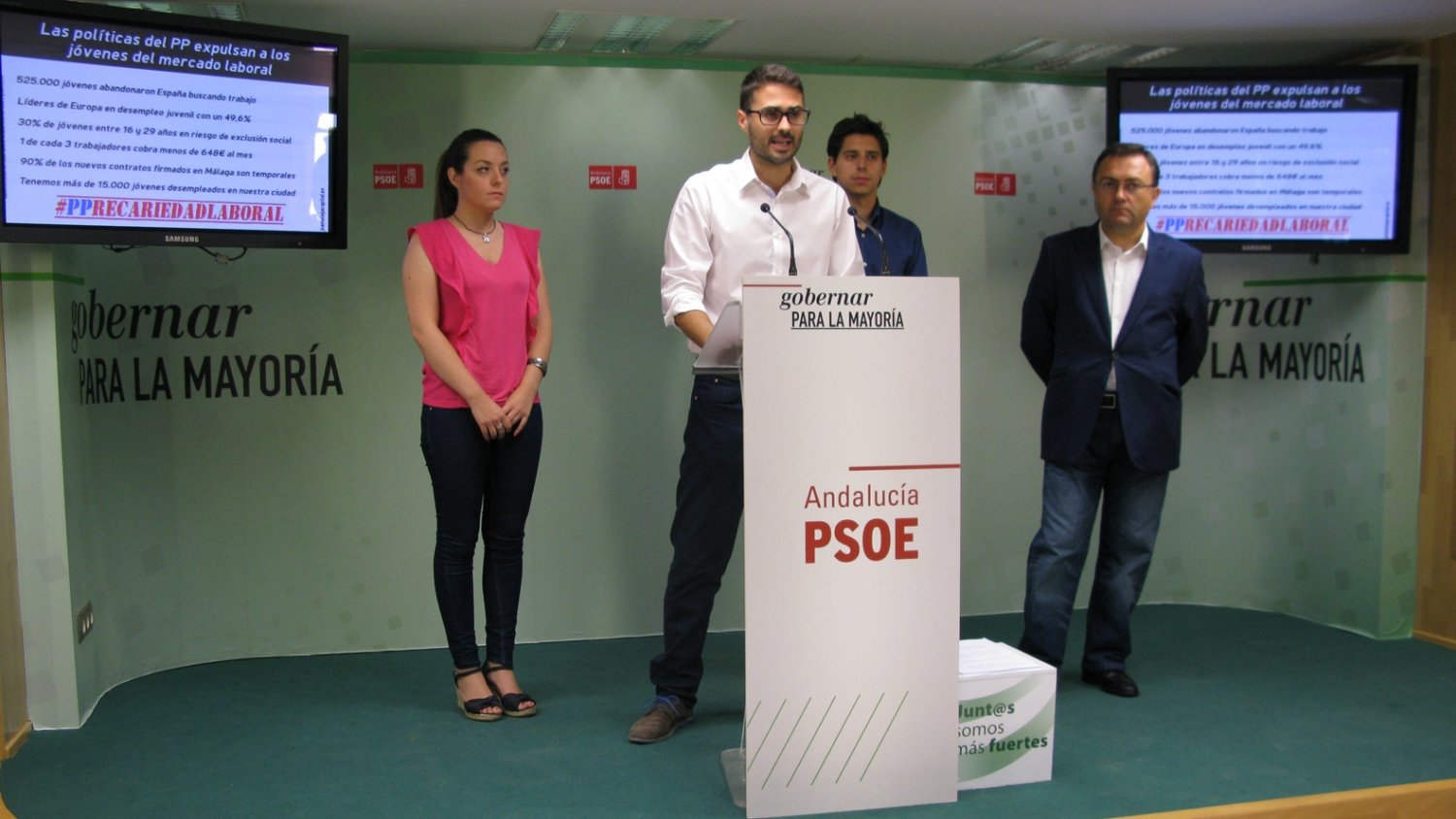 JSA lanza una campaña para criticar las políticas del PP 