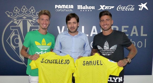 Castillejo y Samuel fichan por el Villarreal hasta 2020