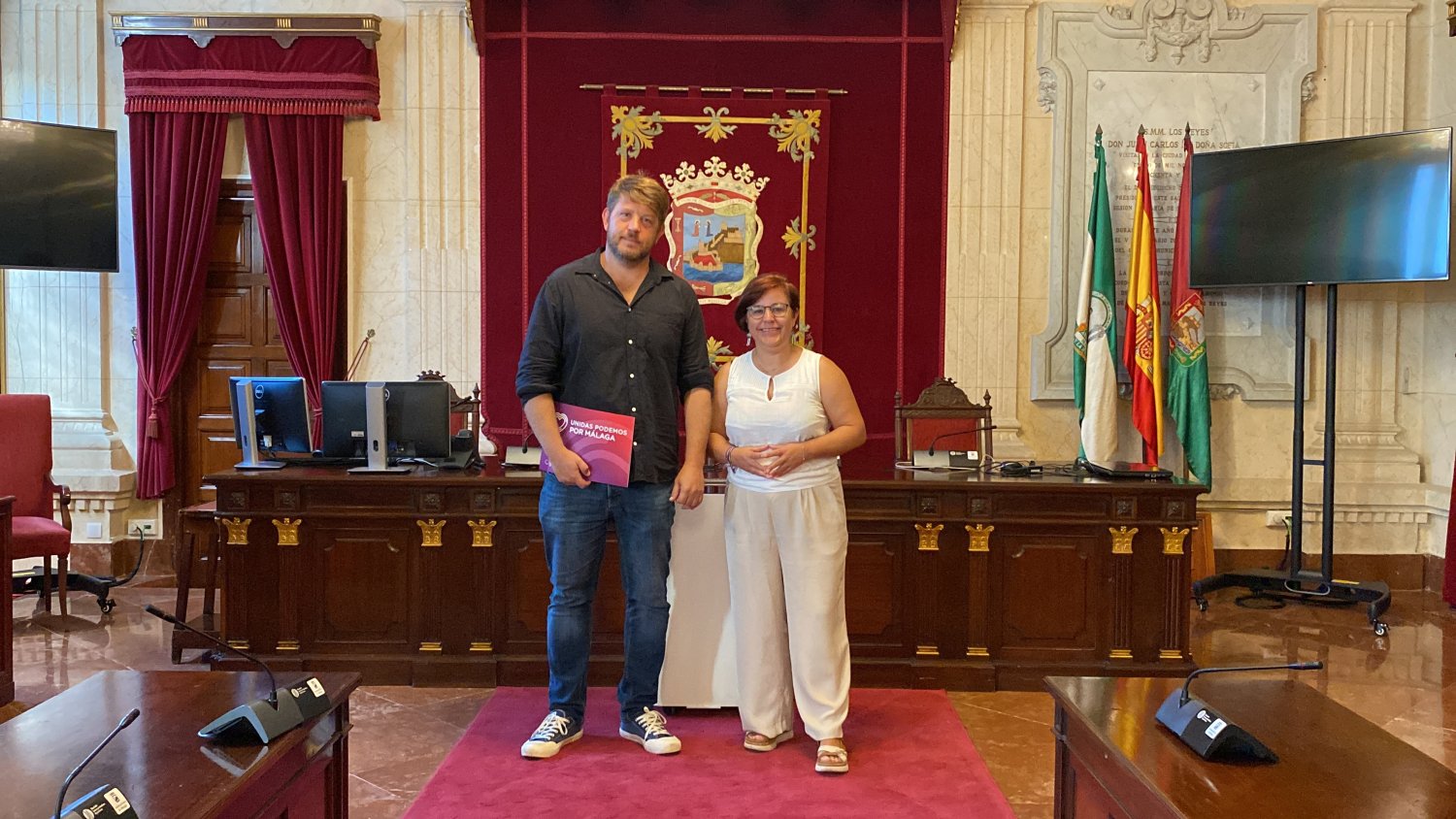 Nico Sguiglia asume la portavocía del grupo municipal de Unidas Podemos en Málaga