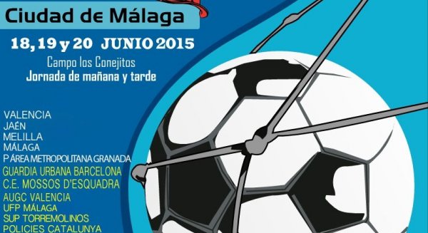 Equipos de policías y bomberos de toda España participarán en la IX Copa de fútbol 7 'Ciudad de Málaga'