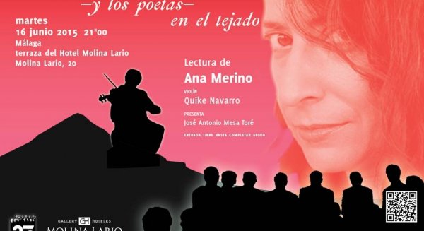 Ana Merino y Quike Navarro se encuentran en el ciclo 'El violinista -y los poetas- en el tejado'