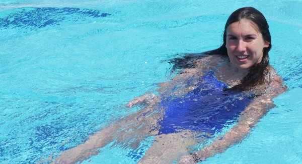 La malagueña Paula Ruiz, campeona de Andalucía de Aguas Abiertas