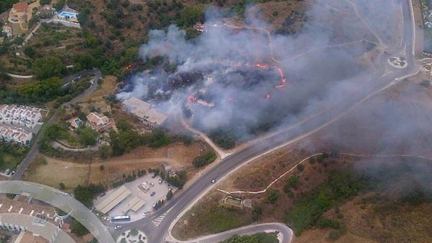 Declarado un incendio en Mijas