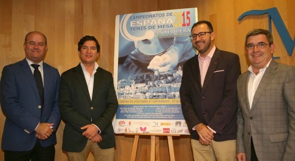 Los Campeonatos de España de Tenis de Mesa reunirán a más de 2.000 deportistas en Antequera