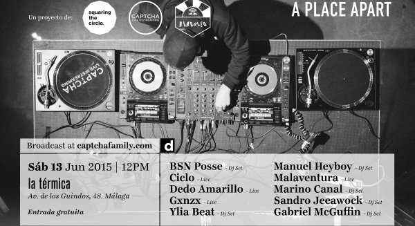 La música andaluza más 'underground' irrumpe el próximo sábado con el festival 'A place apart'