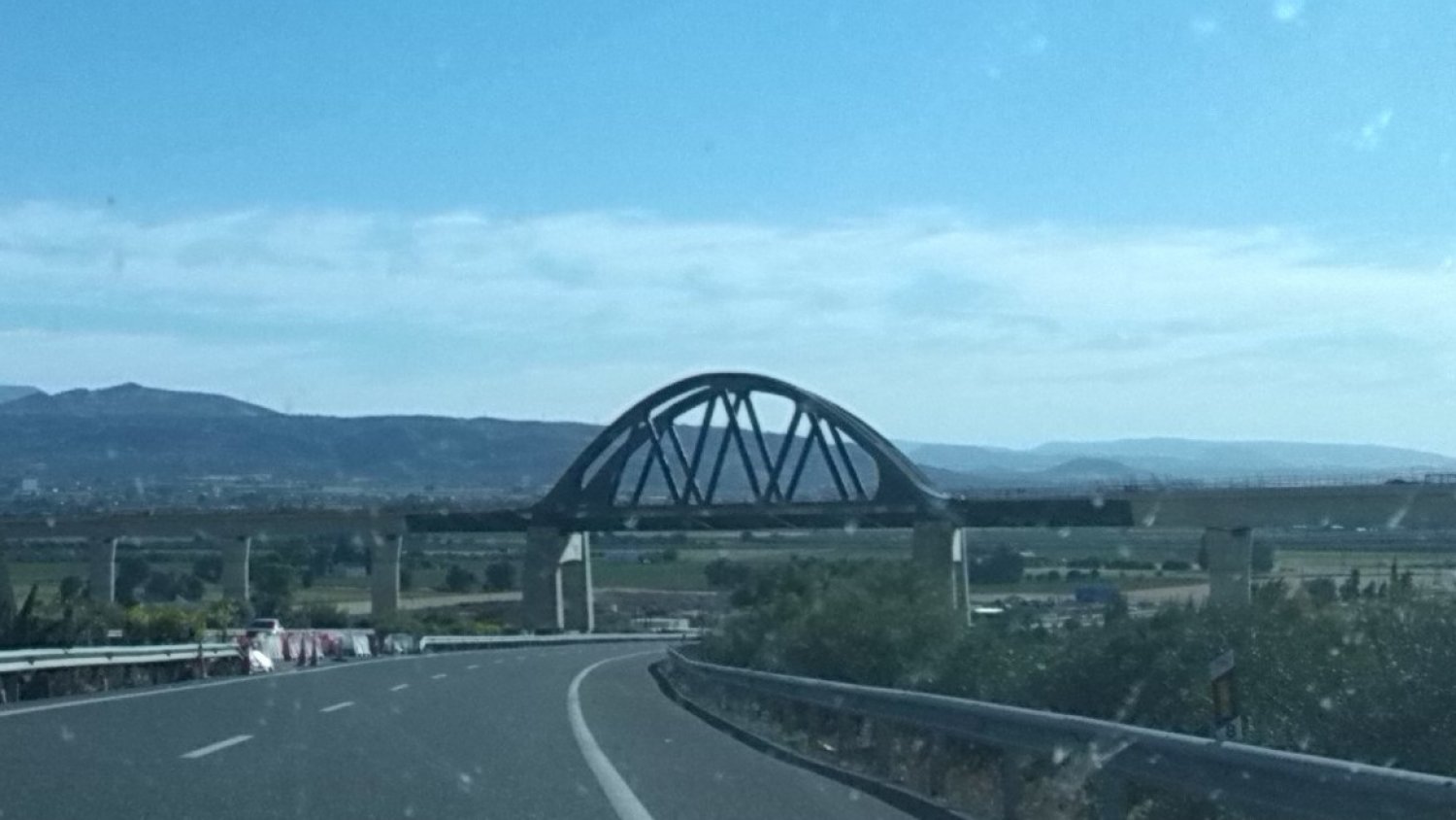 Adif concluye la ejecución del tablero del viaducto sobre el río Guadalhorce