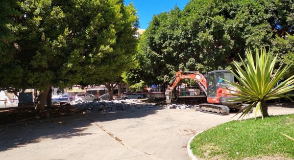 El Ayuntamiento inicia las obras de remodelación integral de la Plaza Brigadas Internacionales