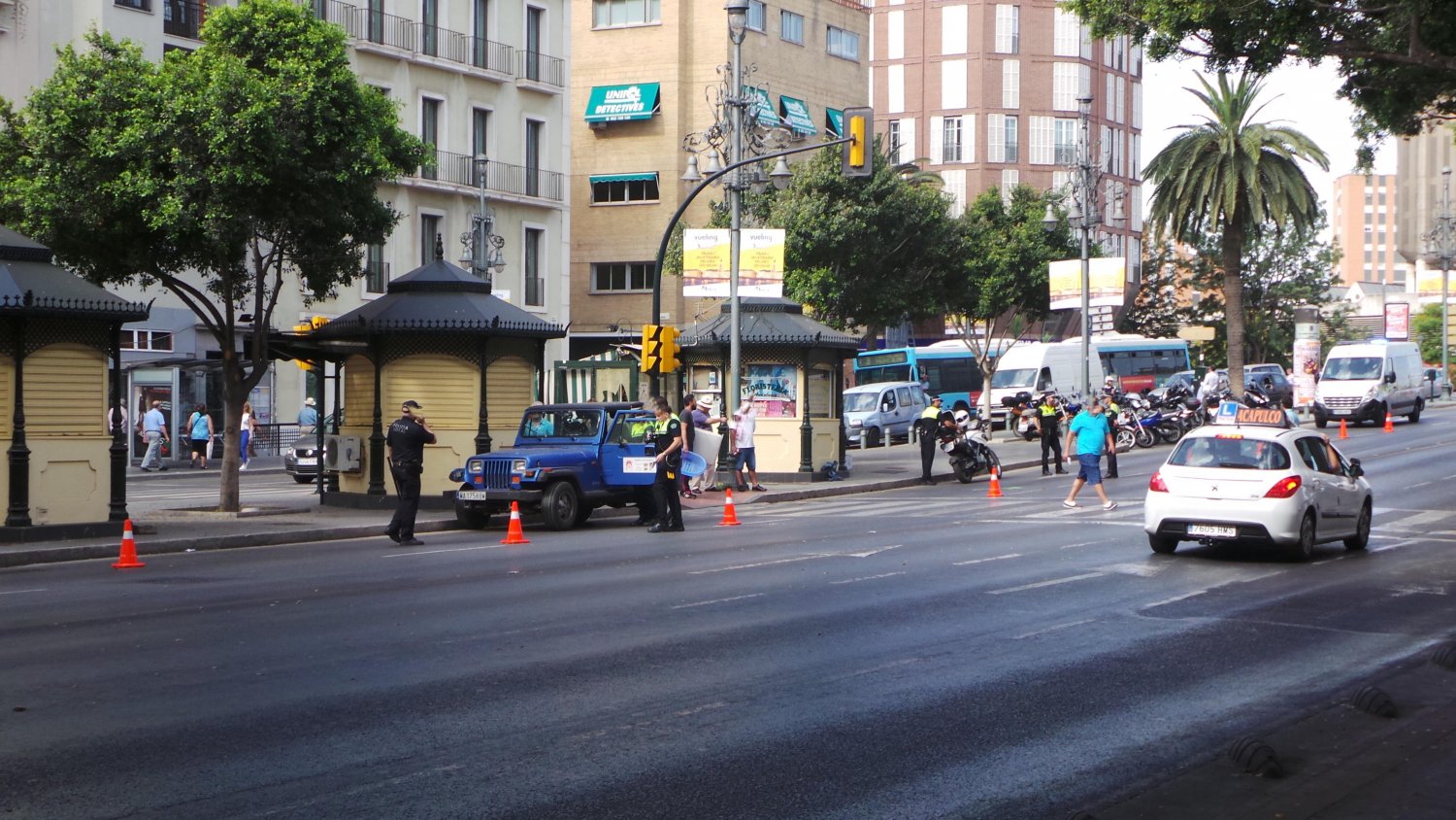 Herida grave una persona tras ser atropellada en la Alameda Principal