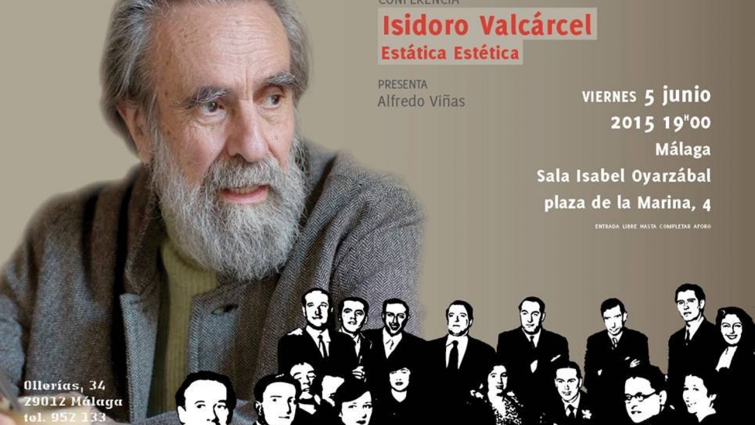 Isidoro Valcárcel cierra las actividades del ciclo de poesía Irreconciliables con una conferencia