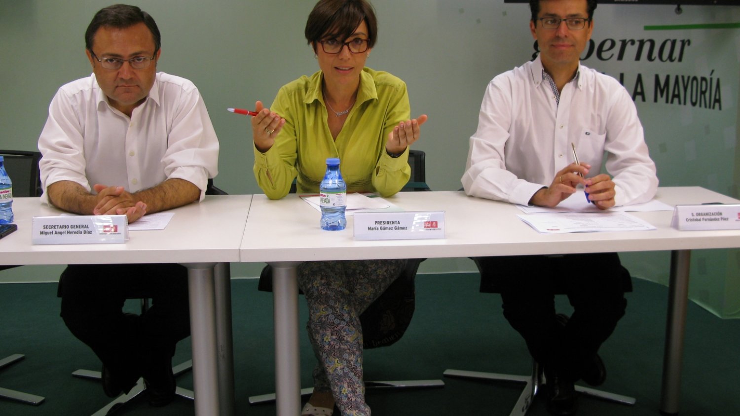 Heredia (PSOE) asegura que Susana Díaz no va aceptar ser presidenta 