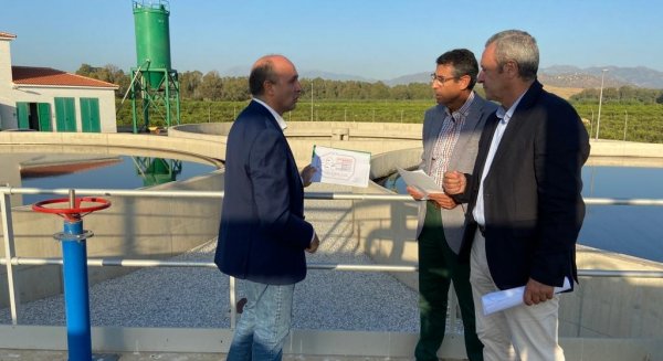 La Junta destinará 631.000 euros para las obras complementarias de equipamiento y vertido en la EDAR Bajo del Guadalhorce
