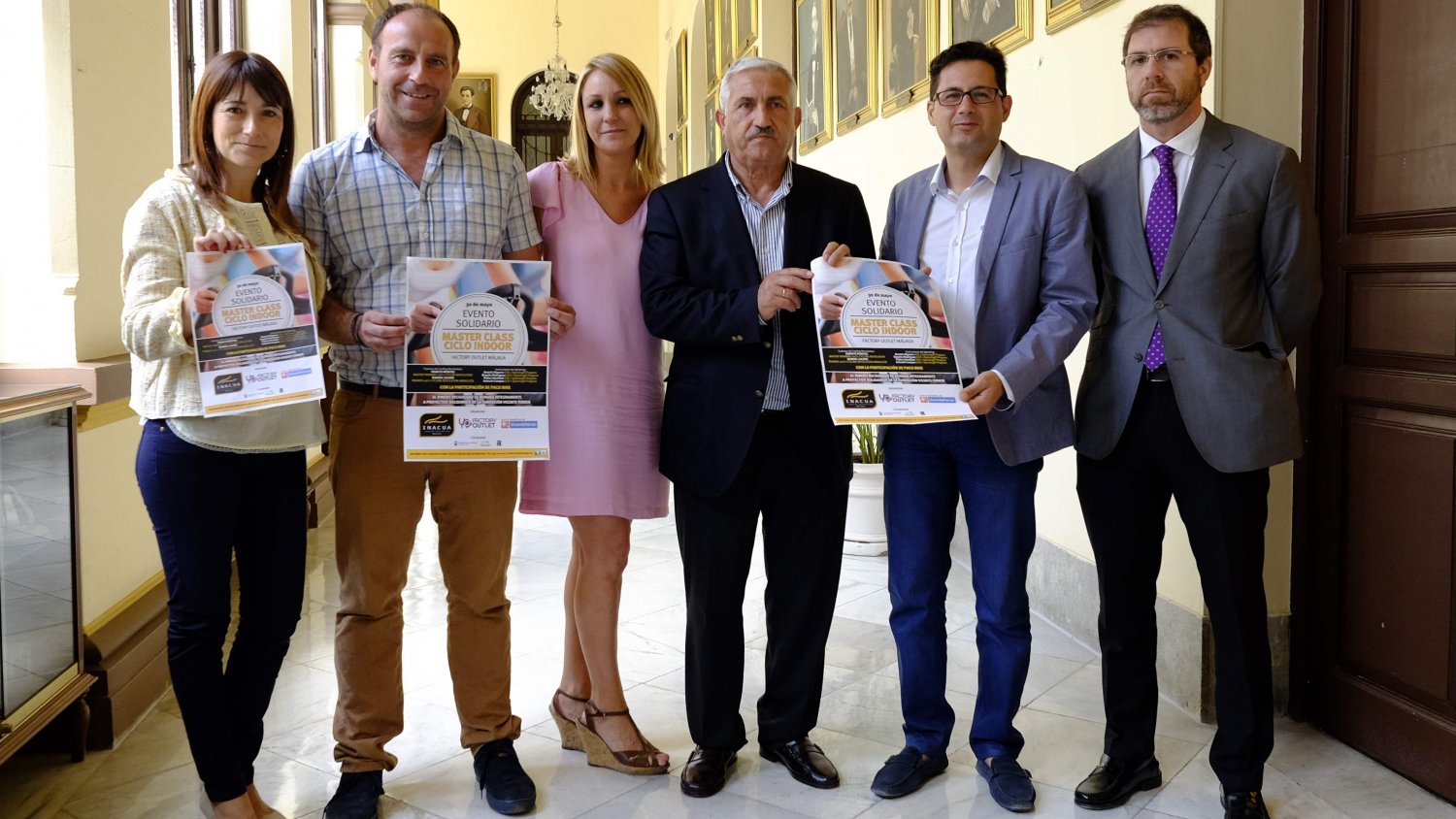 Málaga celebra una jornada de pedaladas solidarias a favor de la Fundación Vicente Ferrer