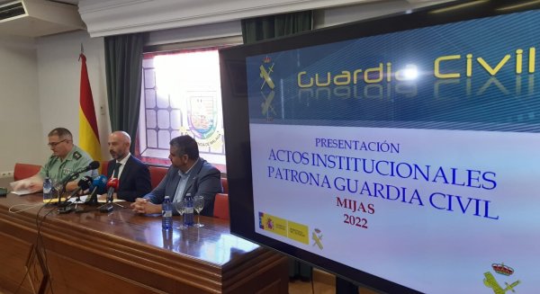 La Comandancia de la Guardia Civil de Málaga celebrará la festividad de su Patrona, la Stma. Virgen del Pilar, en Mijas