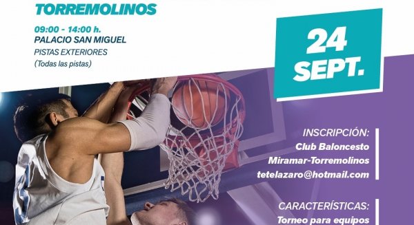 El Club Baloncesto Miramar disputa este sábado el torneo de la feria de San Miguel con 250 jugadores en liza