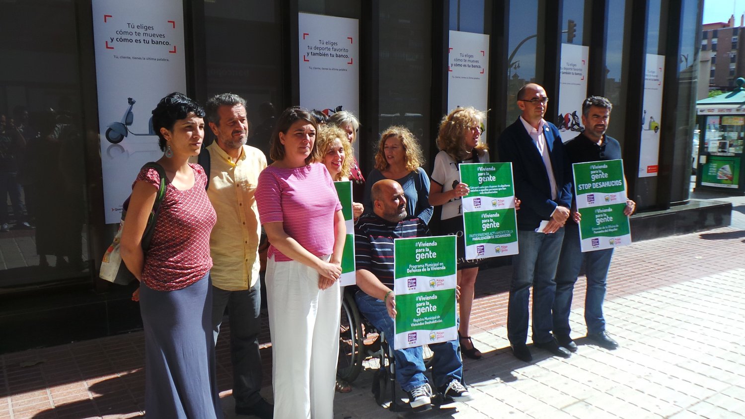 Málaga para la Gente plantea ayudas de 300 euros al mes para luchar contra la exclusión social