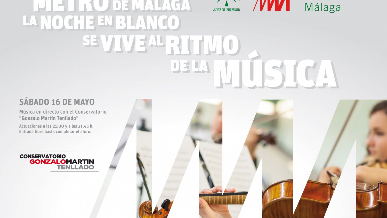 El metro será escenario de varios conciertos durante La Noche en Blanco