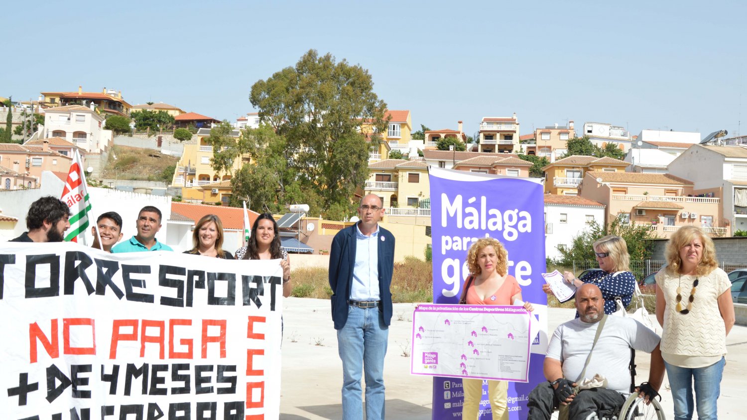Málaga para la Gente hará una remunicipalización progresiva de las instalaciones deportivas públicas privatizadas