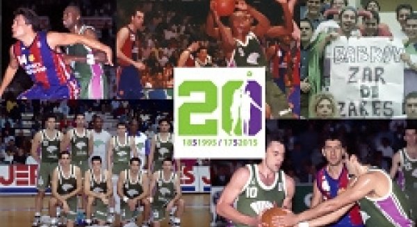 Homenaje a los subcampeones de 1995, dos décadas después de la primera final del Unicaja