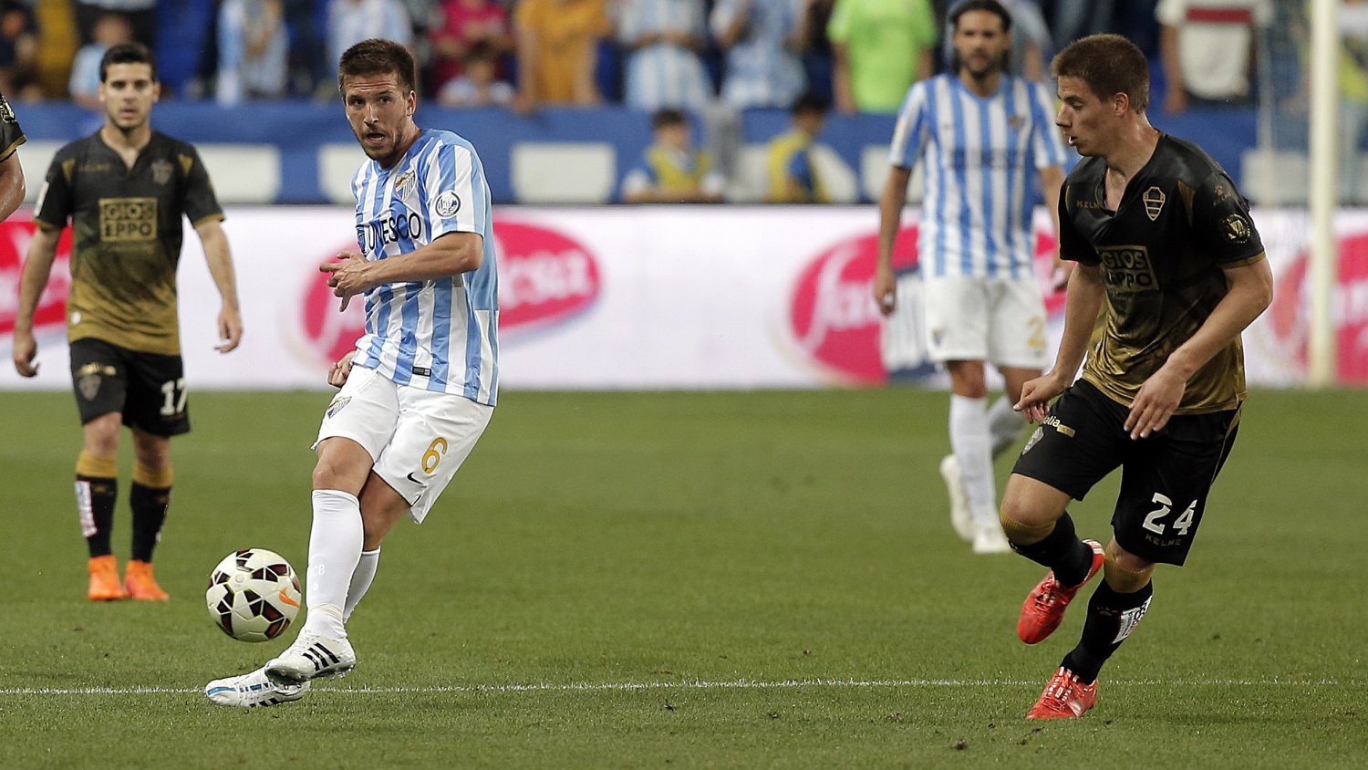 El Málaga cae ante el Elche y la opción europea se difumina