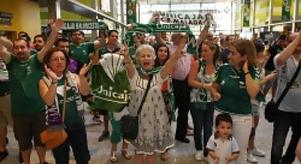Más de 200 aficionados animarán al Unicaja en Sevilla