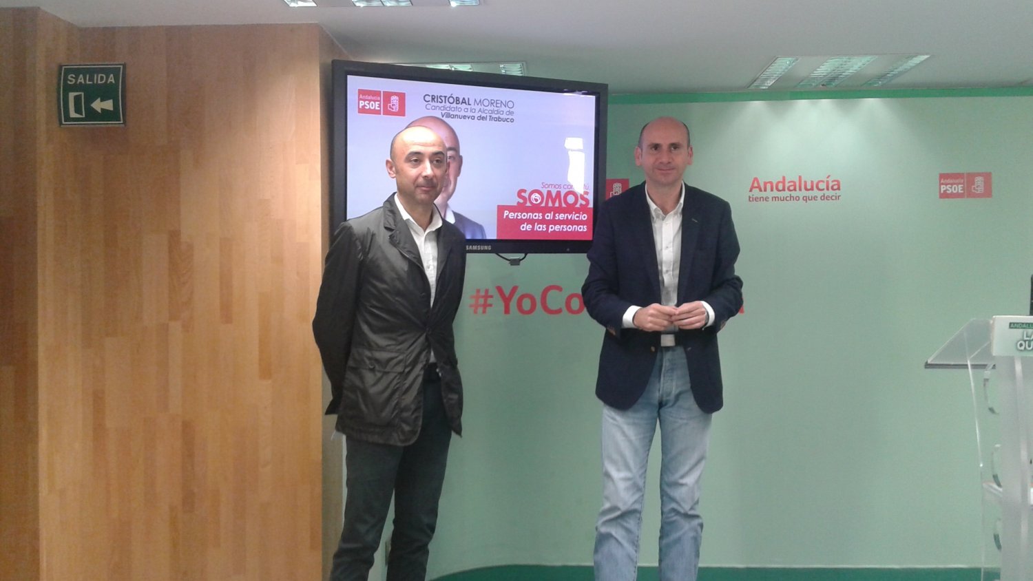 Conejo asegura que el PSOE sale 