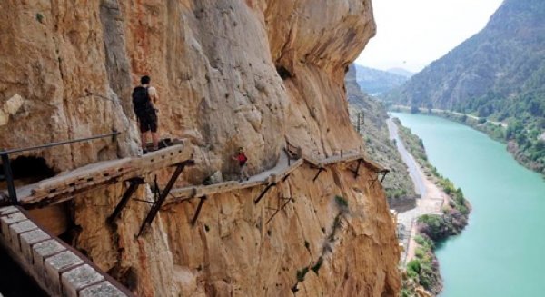 El Caminito del Rey registra 42.400 reservas durante el fin de semana