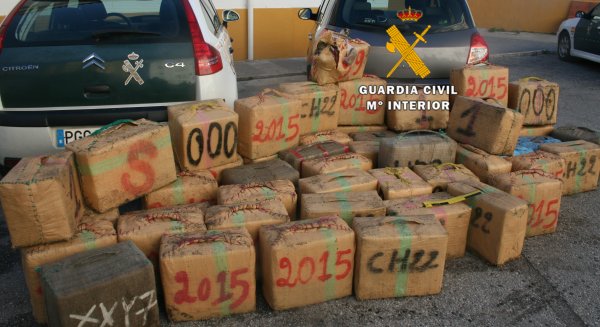 Desarticulan una organización dedicada al tráfico de hachís desde Marruecos