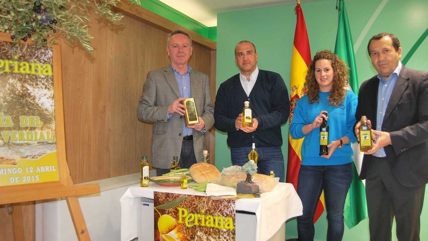 Enrique Sánchez y Kiti Mánver, en la XVI edición del Día del Aceite Verdial
