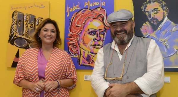El Ayuntamiento acoge la exposición ‘Callejeando por Torremolinos’, del artista Moncho Azpeitia