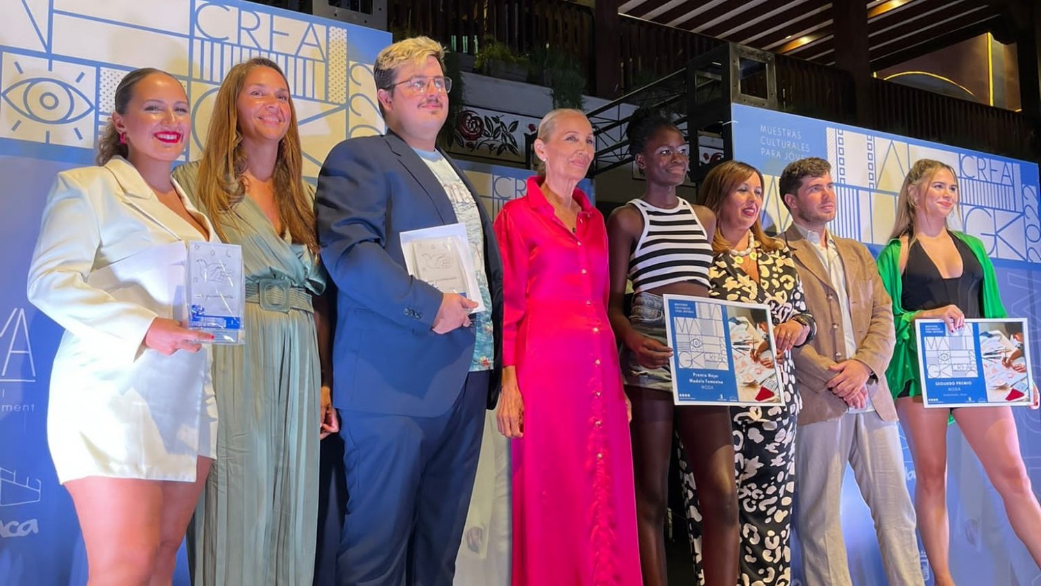 Miguel Ángel Ocón, ganador de la Muestra Joven de Moda en MálagaCrea 2022