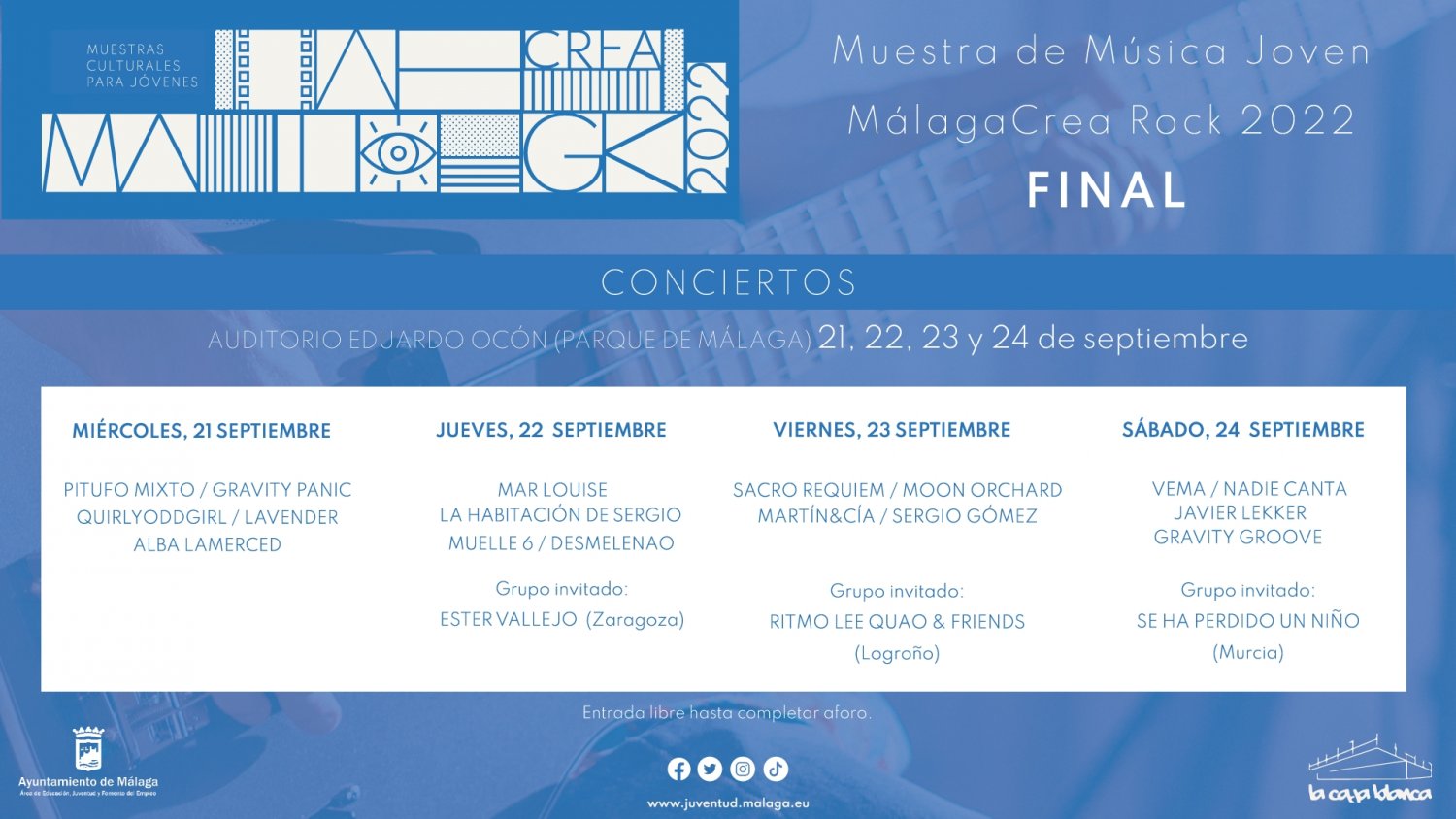MálagaCrea Rock muestra esta semana los nuevos talentos del panorama musical andaluz