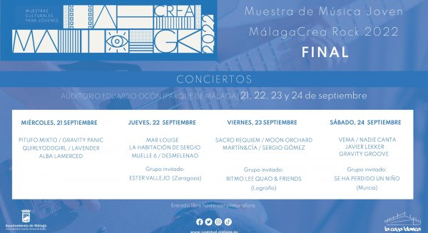 MálagaCrea Rock muestra esta semana los nuevos talentos del panorama musical andaluz