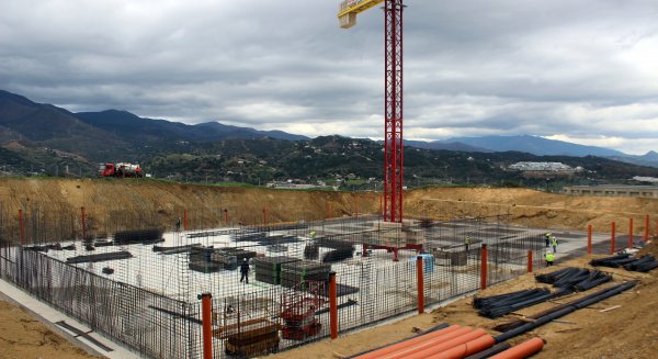Las obras del nuevo depósito de agua en Las Mesas alcanzan el 50% de su ejecución