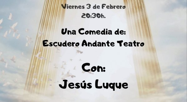 El Centro Cultural Padre Manuel acogerá la comedia 'El Paraíso', con Jesús Luque