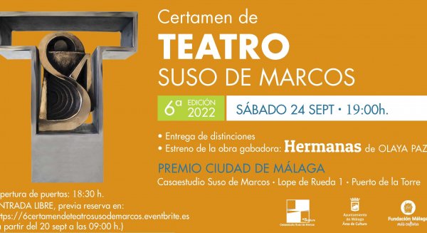 La obra de teatro 'Hermanas´ de Olaya Pazos Pérez ganadora del Certamen de Teatro Suso de Marcos