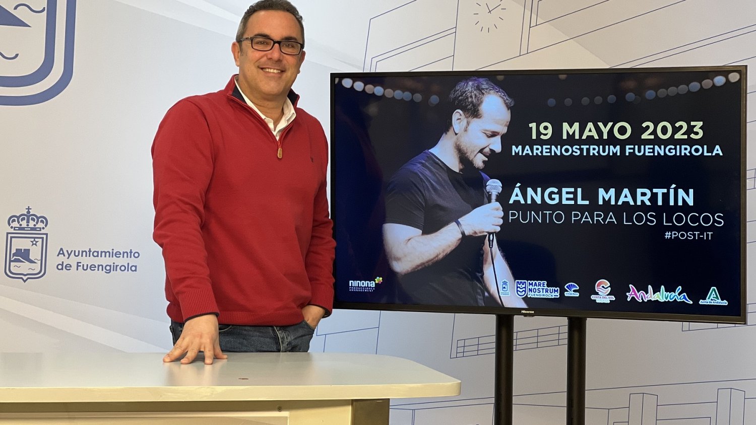 El espectáculo `Punto para los locos´ de Ángel Martín se suma a la edición de 2023 de Marenostrum Fuengirola