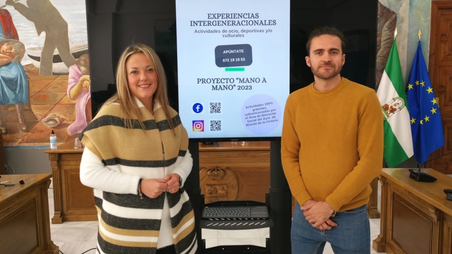 Rincón de la Victoria y la Asociación DYAR presentan la cuarta edición del proyecto intergeneracional `Mano a Mano´
