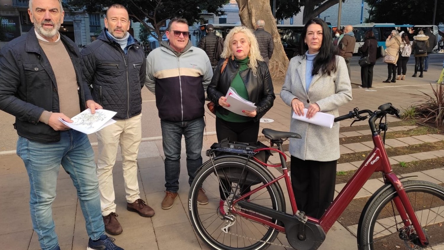Por Andalucía impulsa la construcción de una red segura y bien interconectada de carriles bici por toda Málaga