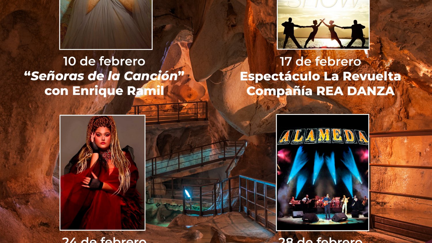 El Festival de Música de la Cueva del Tesoro apuesta por la calidad con cuatro conciertos en directo
