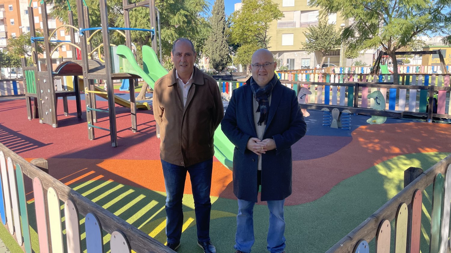 Vélez-Málaga finaliza los trabajos de remodelación del parque infantil de la calle Antonio Gámez Burgos