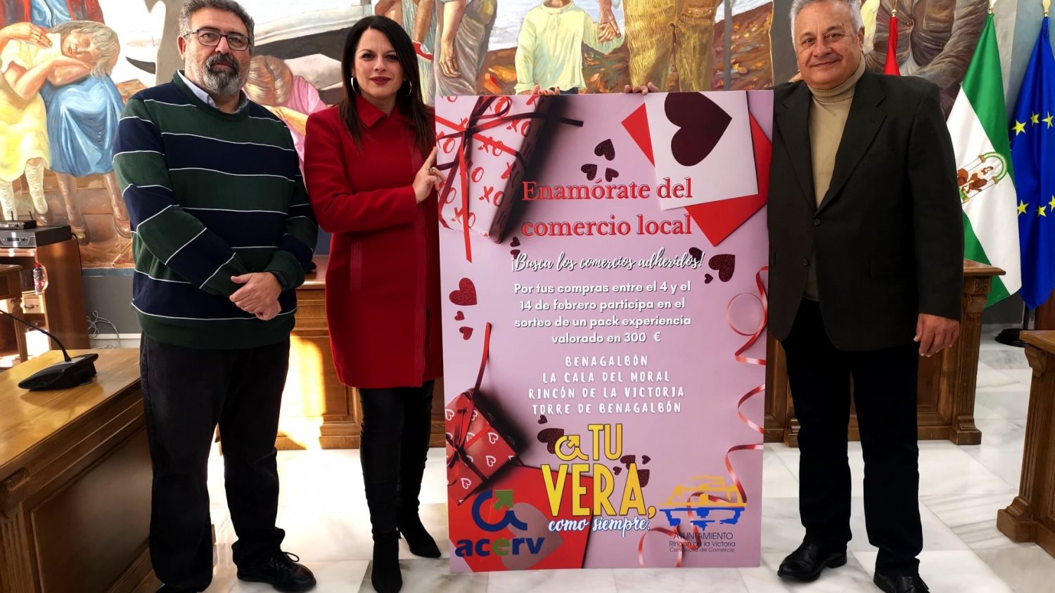 Rincón de la Victoria pone en marcha la campaña promocional `Enamórate del comercio local´