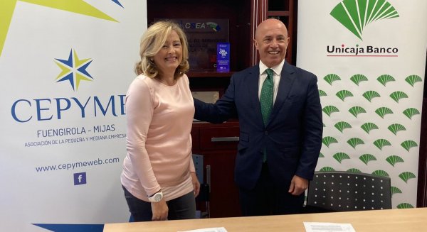 Unicaja Banco colabora con Cepyme para apoyar a las pequeñas y medianas empresas de Fuengirola y Mijas