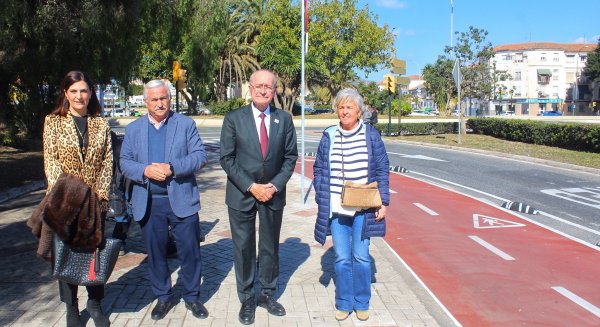 Entran en servicio los carriles bicis entre Virgen de la Cabeza y Avenida Juan XXIII