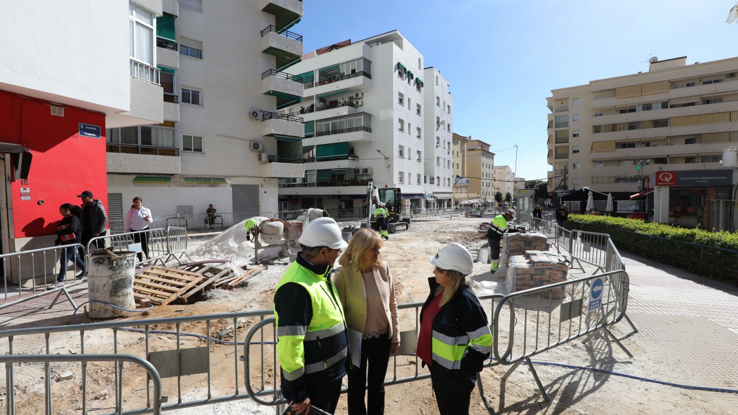 Marbella acorta los plazos de la obra de remodelación integral de la Avenida del Trapiche