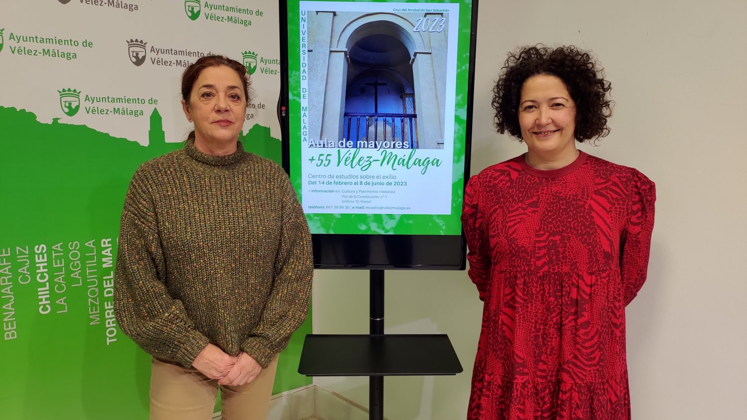 Vélez-Málaga presenta la programación del Aula de Mayores +55 de 2023