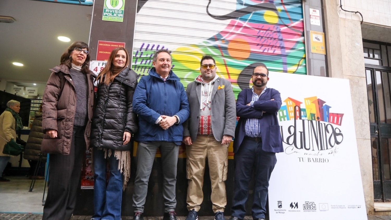 Málaga lanza acciones promocionales en Lagunillas para impulsar el comercio local