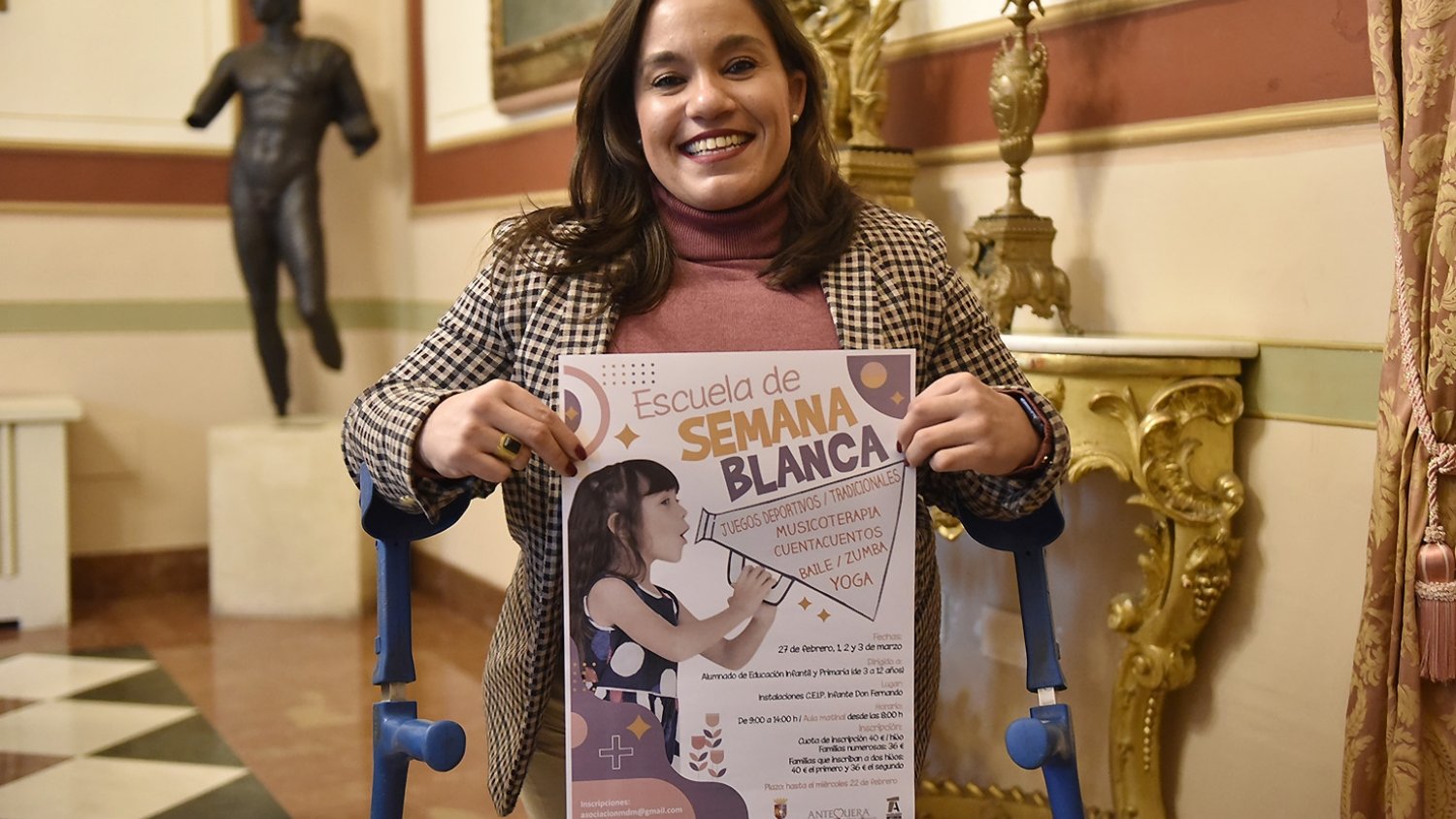 Antequera promueve una Escuela de Semana Blanca para escolares de entre 3 y 12 años