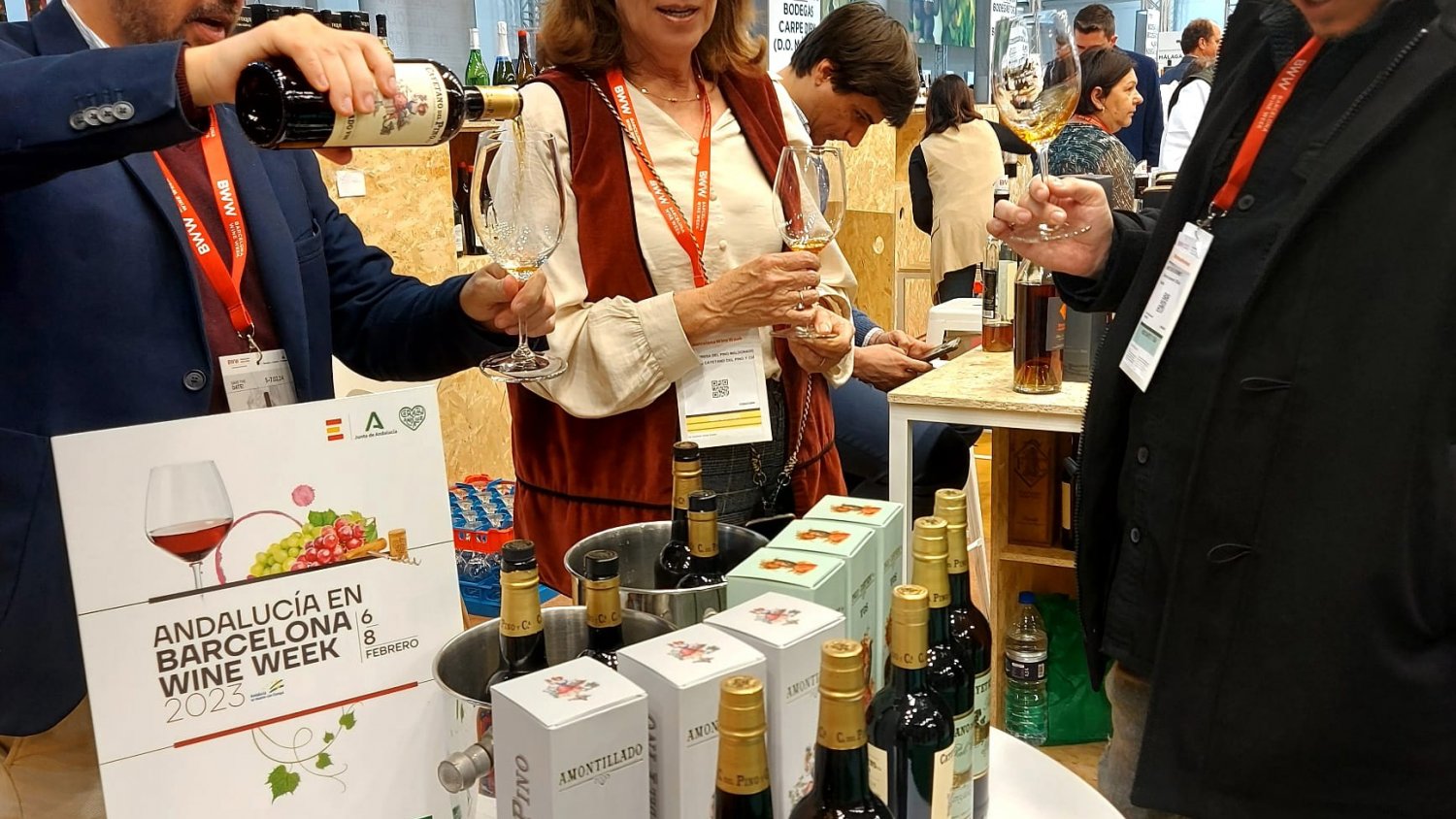 La Junta potencia la internacionalización de la industria vinícola andaluza en la Barcelona Wine Week