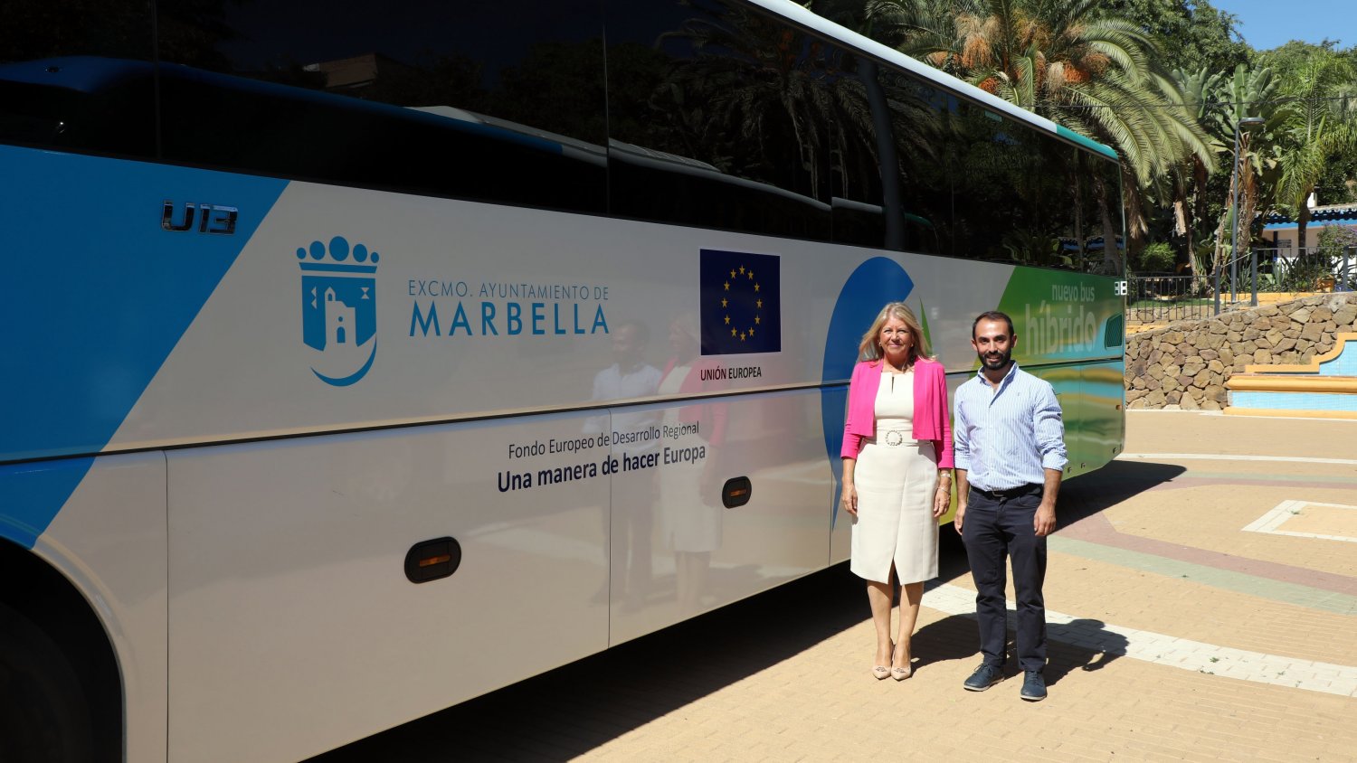 Marbella refuerza la flota de transporte escolar con tres nuevos autobuses híbridos