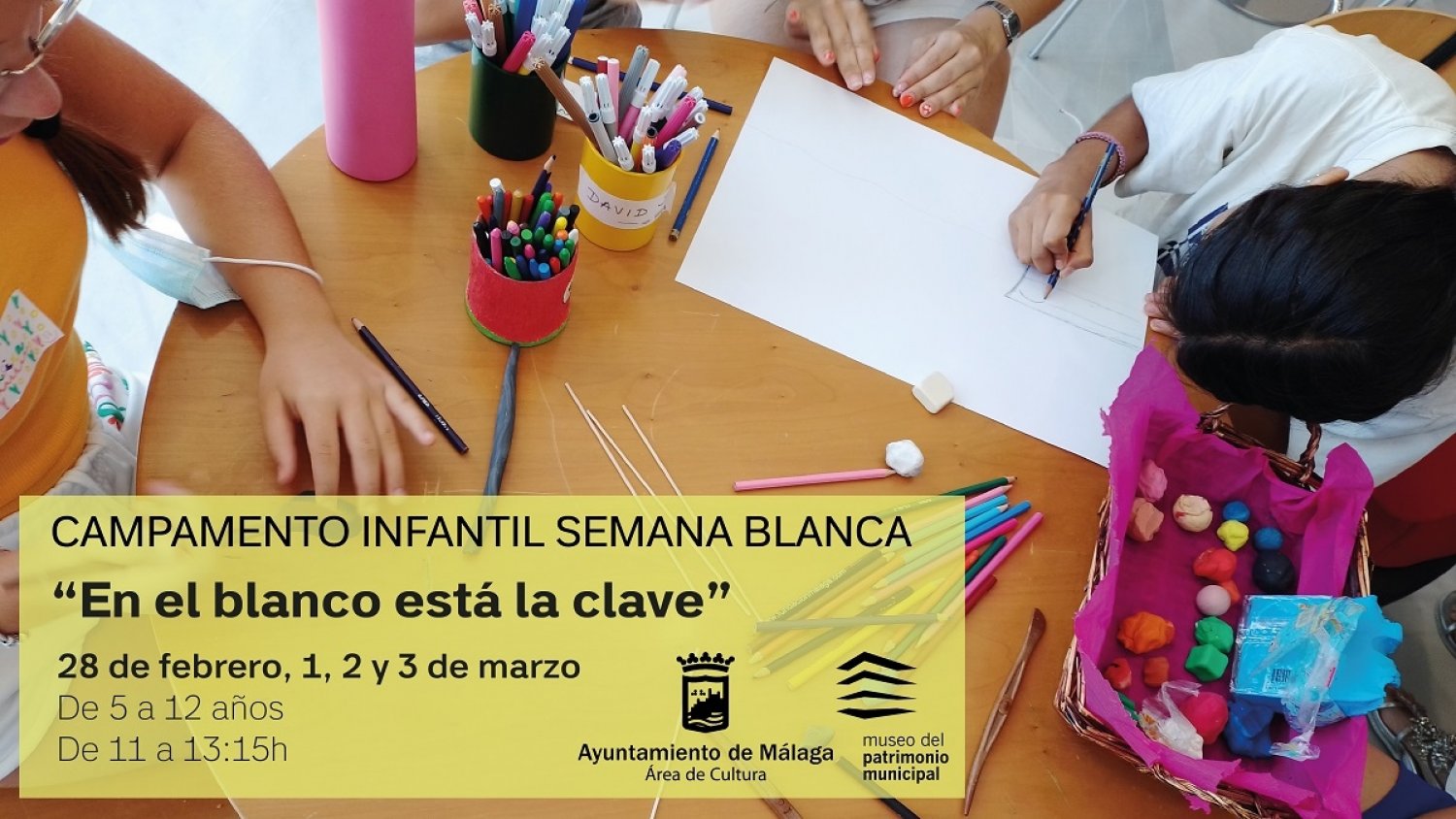 'En el blanco está la clave', campamento infantil para las próximas vacaciones escolares en el MUPAM